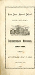 Commencement Addresses, June 17, 1896 by Iowa State Normal School