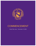 Commencement [Program], December 17, 2022
