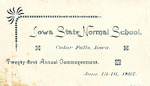 Twenty-first Annual Commencement, June 13-16, 1897