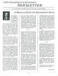 Department of Economics Newsletter, v13, Winter 2006