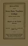Report of the Inside survey [of the Iowa State Teachers College] by State College of Iowa