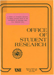 A Survey of Occupants Residing in Family Housing Units at the University of Northern Iowa, Fall Semester 1983 by Jane B. Fero and Paul C. Kelso