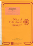 Report Comparing 1986 Summer Session with 1987 Summer Session at University of Northern Iowa by Gerald D. Bisbey