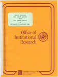 Report Comparing 1984 Summer Session with 1985 Summer Session at University of Northern Iowa by Gerald D. Bisbey and 