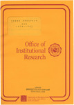 Trend Analysis for 1978-1987 by Gerald D. Bisbey and Office of Institutional Research. University of Northern Iowa.