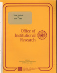 Trend Analysis for 1979-1988 by Gerald D. Bisbey and 