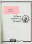 Trend Analysis for 1982-1991 by Gerald D. Bisbey and Office of Institutional Research. University of Northern Iowa.