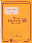 Distribution of On-Campus Grades for Fall Semester 1985 by Gerald D. Bisbey and 