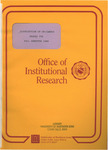 Distribution of On-Campus Grades for Fall Semester 1986 by Gerald D. Bisbey and 