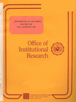 Distribution of On-Campus Grades for Fall Semester 1988 by Gerald D. Bisbey and 