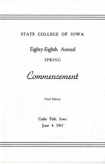 Spring Commencement [Program], June 4, 1965