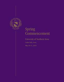 Spring Commencement [Program], May 10-11, 2019