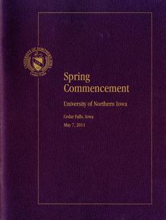 Spring Commencement [Program], May 7, 2011