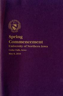 Spring Commencement [Program], May 8, 2010