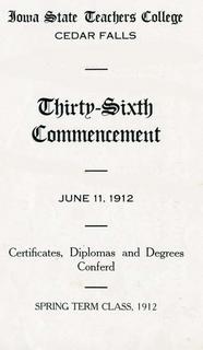 Spring Term Commencement [Program], June 11, 1912