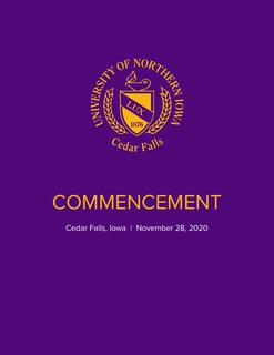 Commencement [Program], November 28, 2020