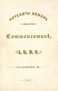 Fifteenth Annual Commencement, 1891