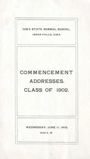 Commencement Addresses, June 11, 1902