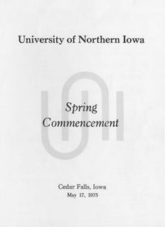 Spring Commencement [Program], May 17, 1975