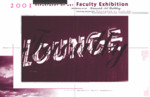 06. Faculty Exhibition. Department of Art [mailing card, 2001] by Philip Fass