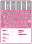 15. Schedule of Events. UNI Gallery of Art [poster, Spring 2013] by Philip Fass