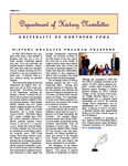 Department of History Newsletter, Spring 2011 by University of Northern Iowa. Department of History.
