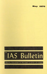 The IAS Bulletin, v4n3, May 1970