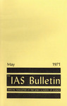 The IAS Bulletin, v5n3, May 1971 by Iowa Academy of Science