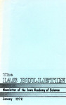 The IAS Bulletin, v6n1, January 1972 by Iowa Academy of Science