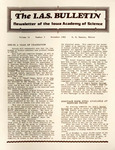 The IAS Bulletin, v16n3, November 1982 by Iowa Academy of Science