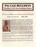 The I.A.S. Bulletin, v20n1, May 1986 by Iowa Academy of Science