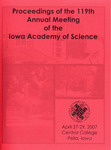 Proceedings of the 119th Annual Meeting of the Iowa Academy of Science [Program, 2007] by Iowa Academy of Science
