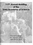 117th Annual Meeting of the Iowa Academy of Science [Program, 2005] by Iowa Academy of Science