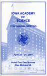 The Annual Meeting of the Iowa Academy of Science April 20-21, 2001 [Program, 113th meeting] by Iowa Academy of Science