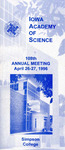 The Annual Meeting of the Iowa Academy of Science April 26-27, 1996 [Program, 108th meeting]