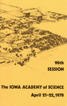 The Annual Meeting of the Iowa Academy of Science April 21-22, 1978 [Program, 90th meeting]