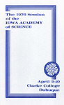 The Annual Meeting of the Iowa Academy of Science April 9-10, 1976 [Program, 88th meeting]