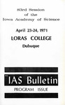83rd Session of the Iowa Academy of Science, April 23-24, 1971