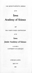 The Seventy-seventh Session of the Iowa Academy of Science and the Thirty-third Convention of the Iowa Junior Academy of Science, April 23-24, 1965 by Iowa Academy of Science