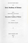 The Seventy-first Session of the Iowa Academy of Science and the Twenty-sixth Convention of the Iowa Junior Academy of Science, April 17, 1959 by Iowa Academy of Science