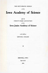 The Sixty-eighth Session of the Iowa Academy of Science and the Twenty-third Convention of the Iowa Junior Academy of Science, April 20-21, 1956 by Iowa Academy of Science