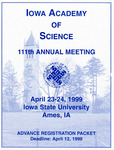 Iowa Academy of Science 111th Annual Meeting [1999]: Advance Program by Iowa Academy of Science