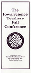 The Iowa Science Teachers Fall Conference, 1986 by Iowa Academy of Science