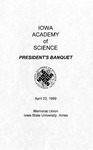 Iowa Academy of Science President's Banquet [111th Session]