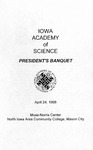 Iowa Academy of Science President's Banquet [110th Session] by Iowa Academy of Science