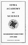 Iowa Academy of Science Membership Directory, 1999-2000