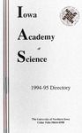 Iowa Academy of Science Directory, 1994-95 by Iowa Academy of Science