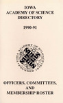 Iowa Academy of Science Directory, 1990-91: Officers, Committees, and Membership Roster by Iowa Academy of Science