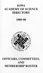 Iowa Academy of Science Directory, 1989-90: Officers, Committees, and Membership Roster by Iowa Academy of Science