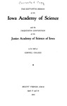 The Sixty-fifth Session of the Iowa Academy of Science and the Twentieth Convention of the Junior Academy of Science of Iowa, April 17 and 18, 1953 by Iowa Academy of Science